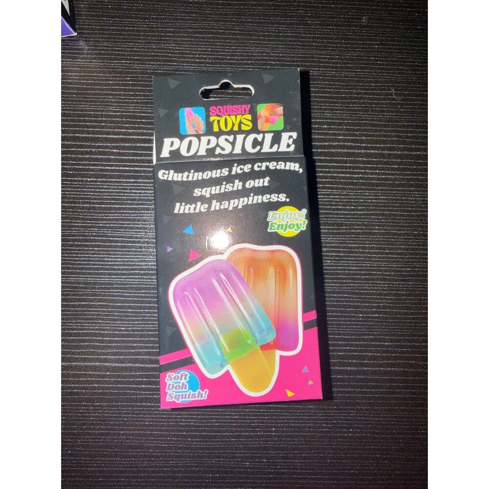 UNBRANDED NIB Nice-Sicle Super Solid Popsicle Squish Sensory Toy Multicolor